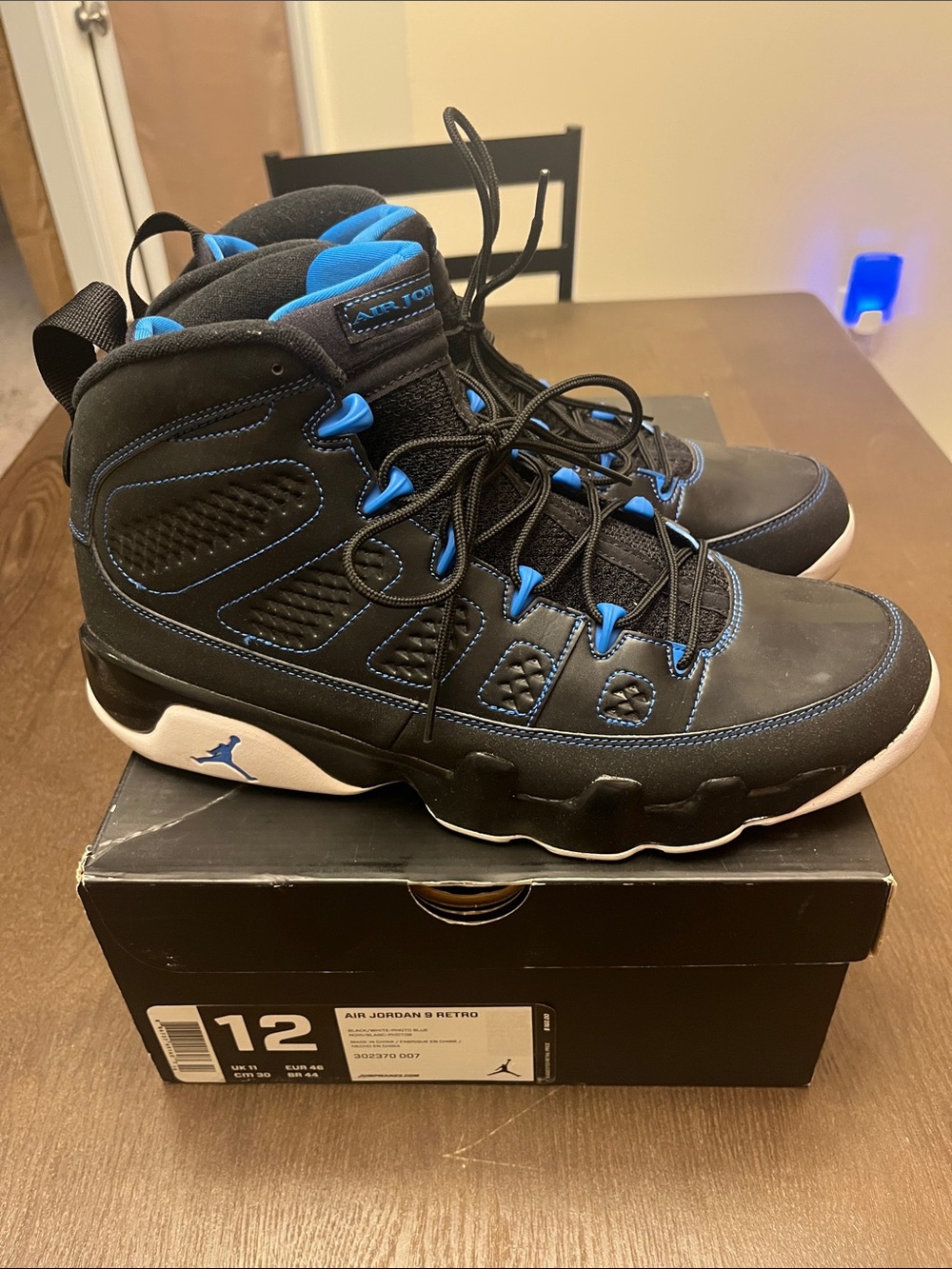 Air Jordan 9 Retro “Photo Blue”